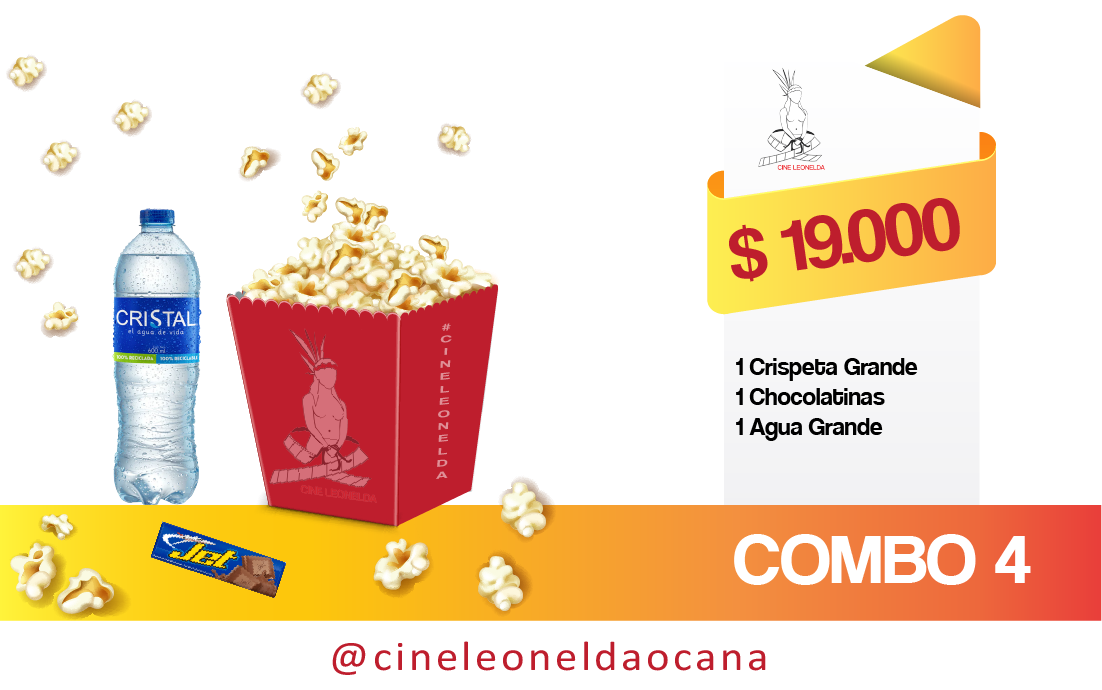 COMBO 4 + AGUA GRANDE